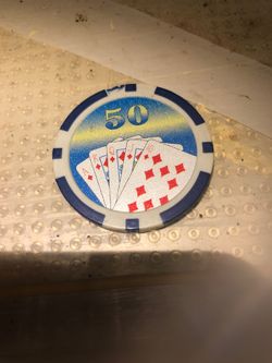 $50 Las Vegas Casino Chip for Poker Games