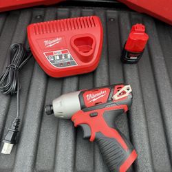 Milwaukee M12 1/4” Hex Impact Driver – Only Tool