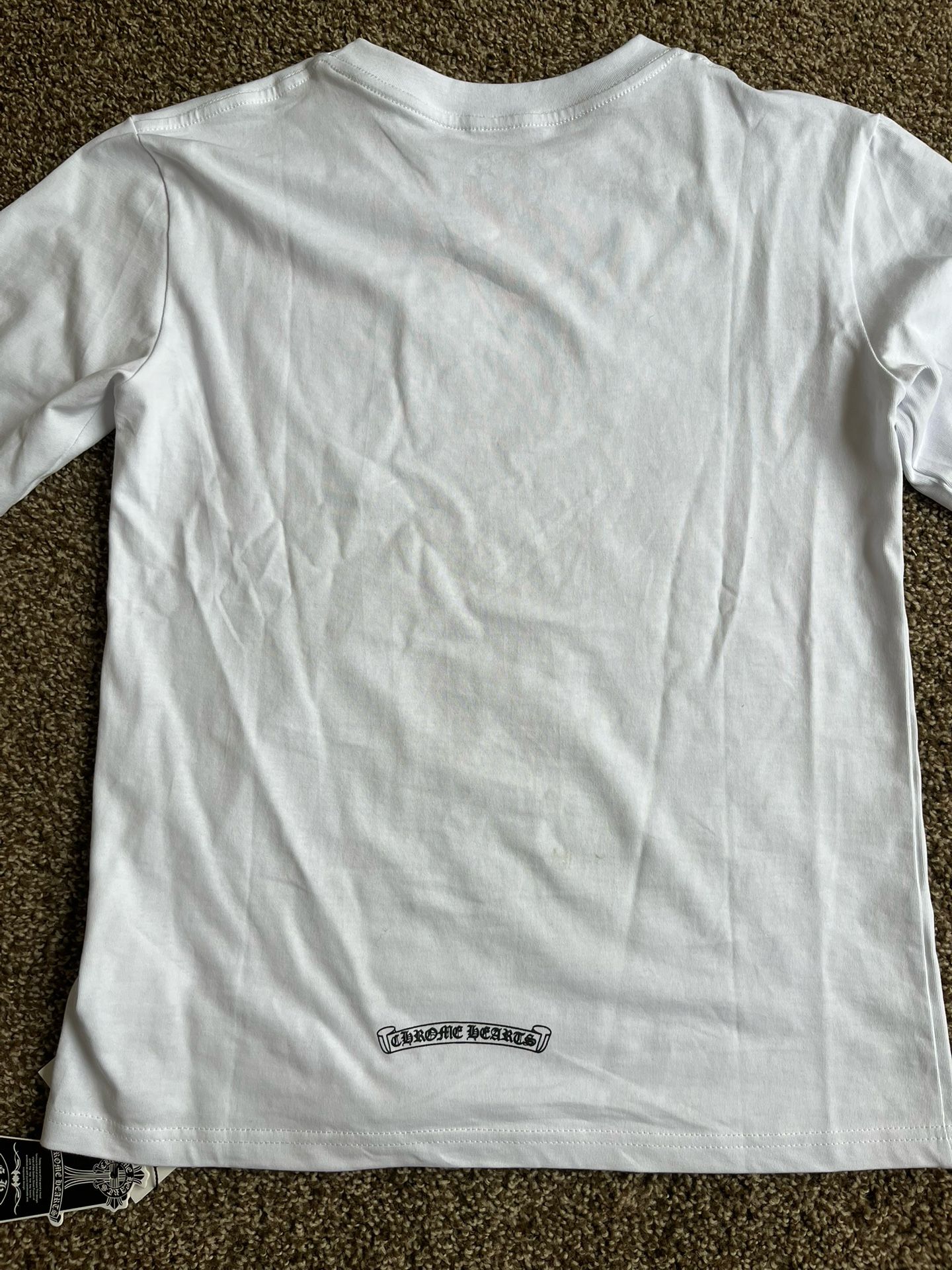 Chrome Hearts Long Sleeve White T-Shirt