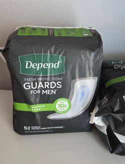 Depend 52 Men Guards Maximum