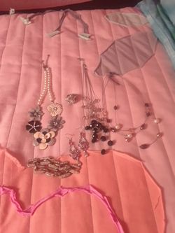 Necklace,ring,earrings,bracelet