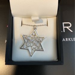 Star David Tree Of Life Pendant.