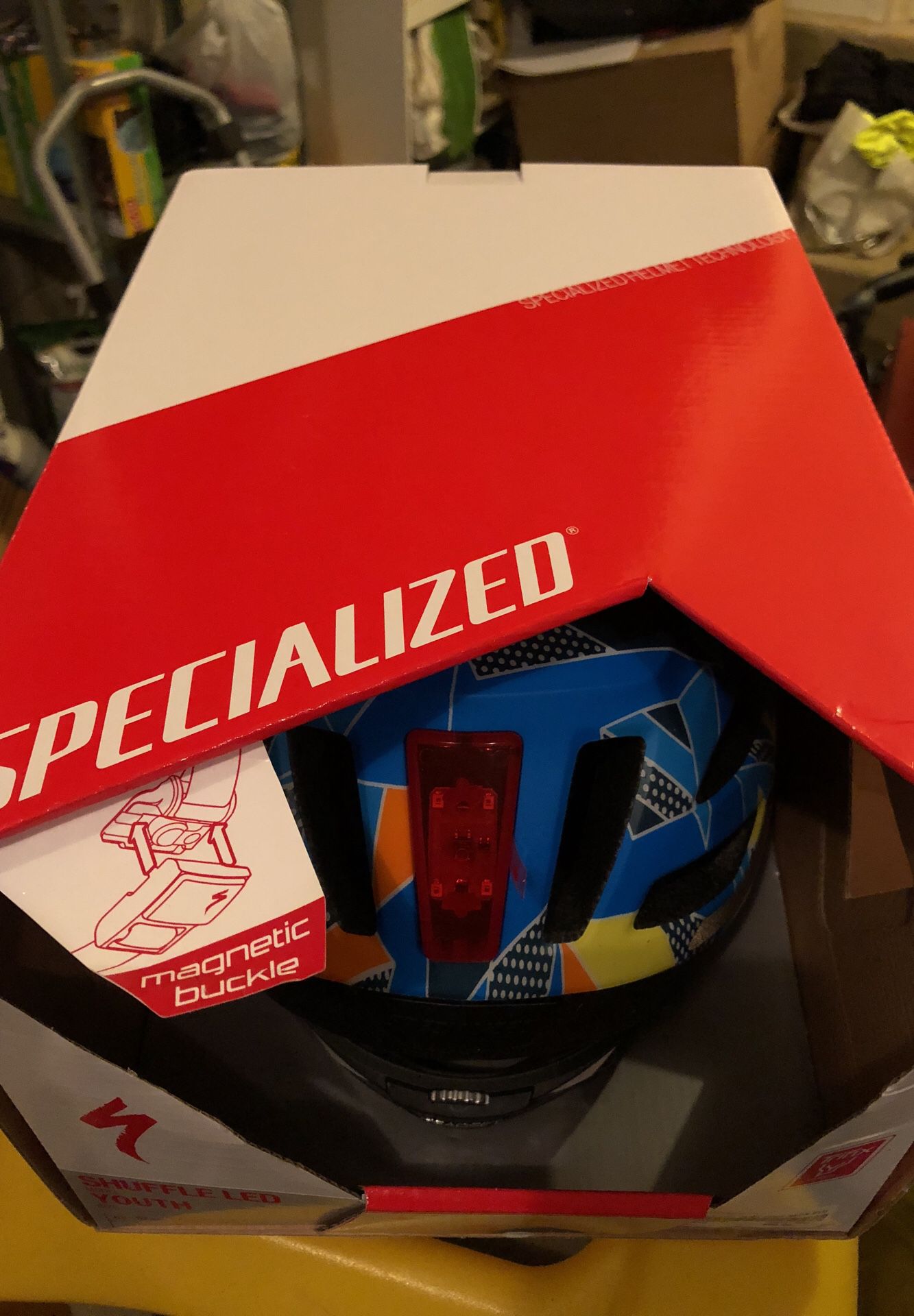 Specialized shuffle LED youth bike helmet brand new