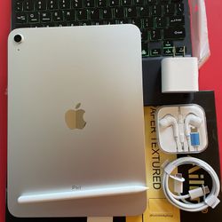 256gb Apple IPad 10th Generation (10.9” Liquid Retina / Latest 2022 ) with pen, keyboard, case & Accessories (warranty 04/2025)