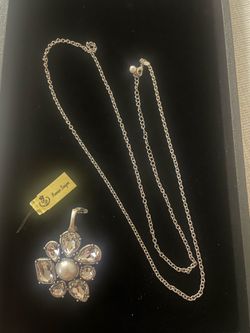 Petal Pusher Necklace & Floral Magnetic Closure Enhancer