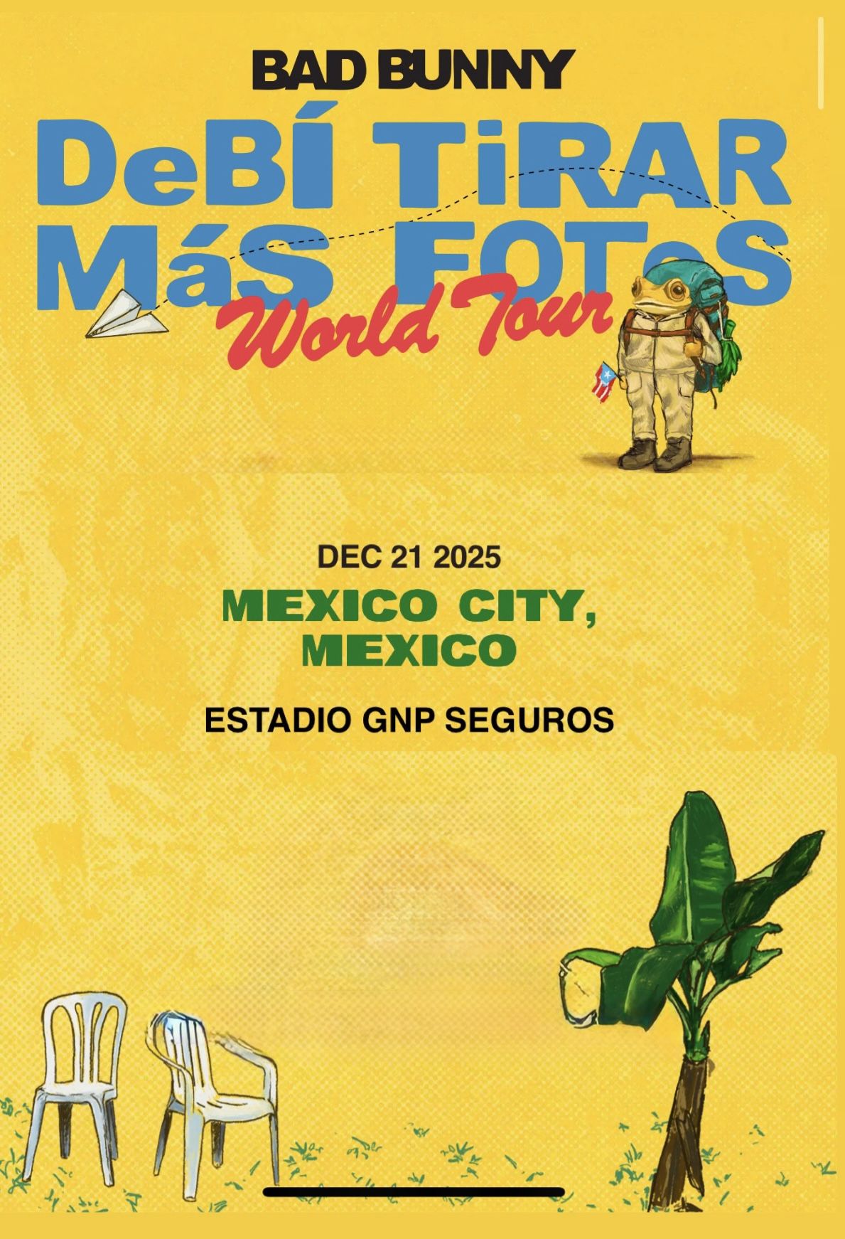 BAD BUNNY CONCERT TICKET