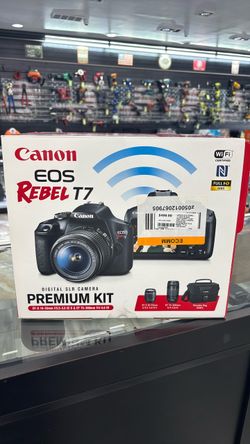 Canon EOS Rebel T7 Premium Camera Kit