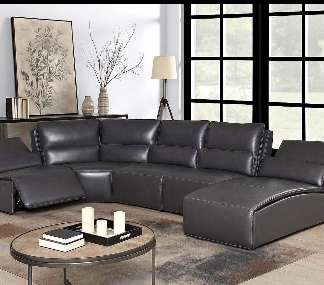 Couch/Sofa With Recliner 