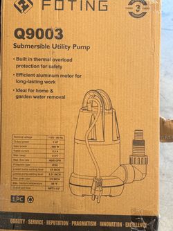 Utility pump