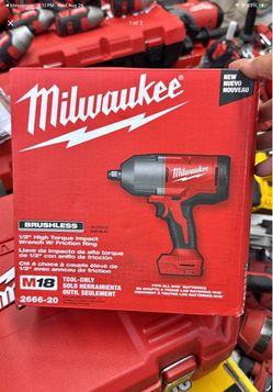 Milwaukee M18 brushless 1/2 inch impact wrench tool only