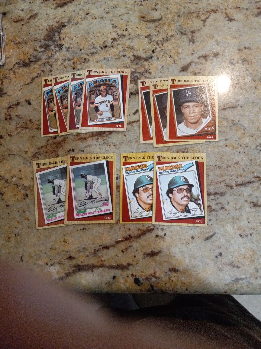 Turn Back The Clock Baseball Cards