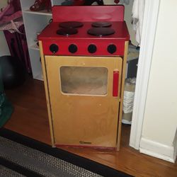 Wooden play Stove
