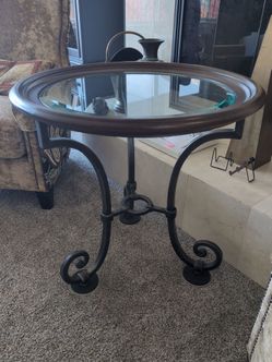 Ethan Allen wraught iron table (2 of 2 tables)