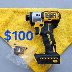 $100 New Dewalt XR 3-Speed Impact Driver (Model DCF845) 20-Volt Tool-Only