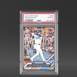 Shohei Ohtani PSA Grade 10 MVP Card