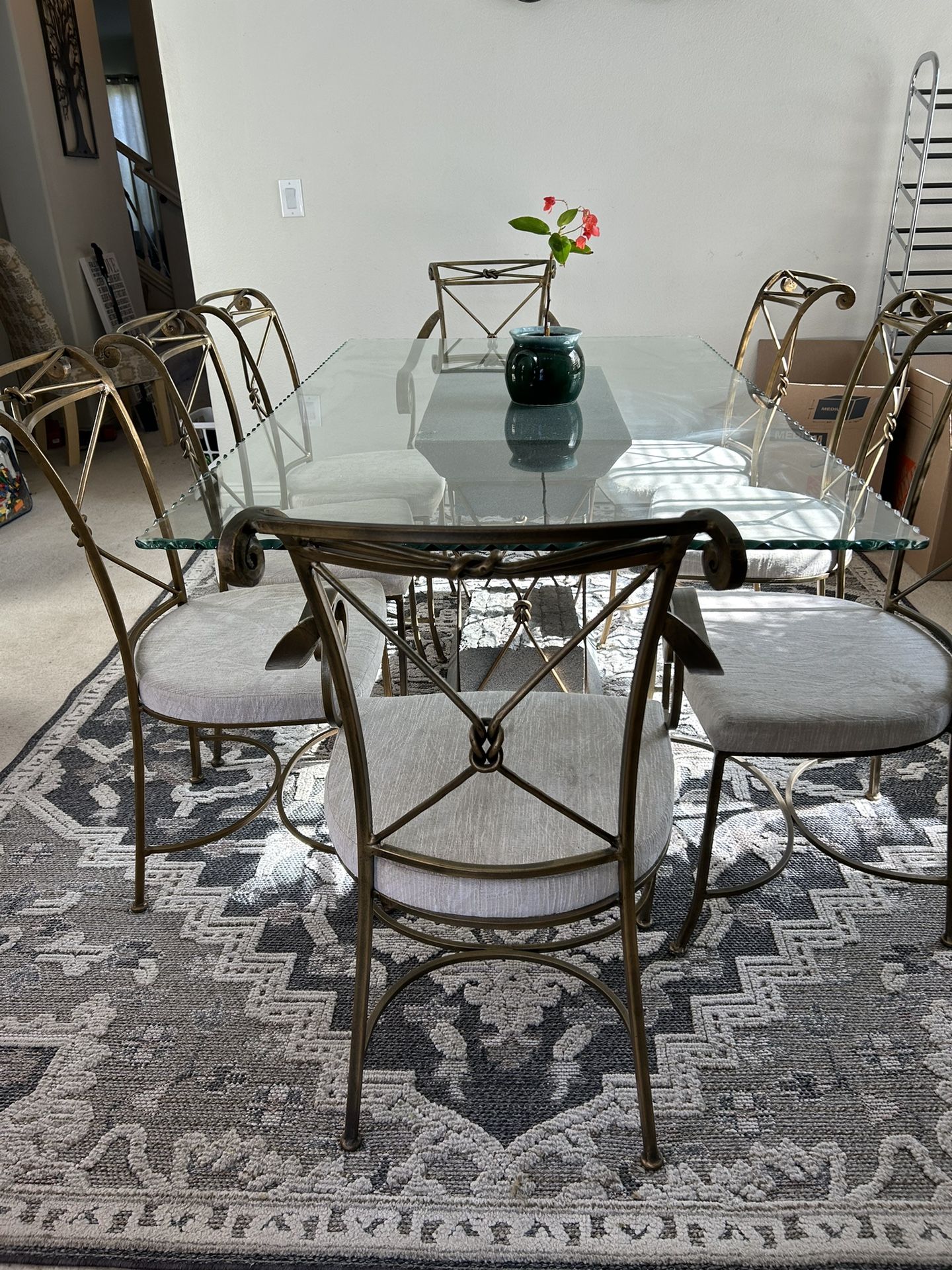 Dining Table Set 8 Chairs