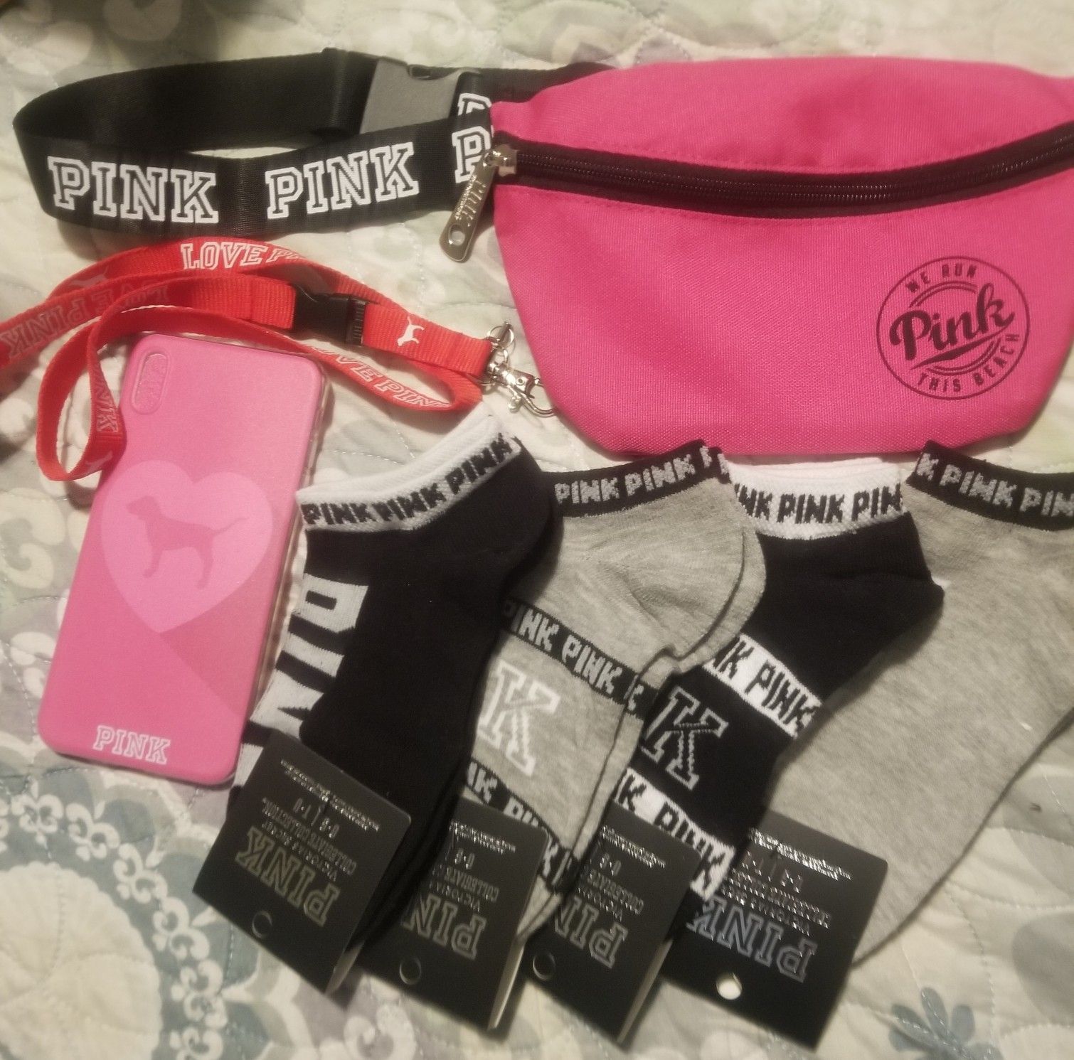 7 piece PINK Victoria's secret Bundle