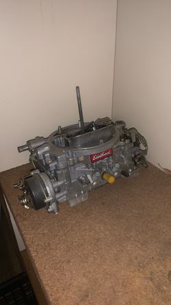 Edelbrock 1406 4 barrel carb auto chock