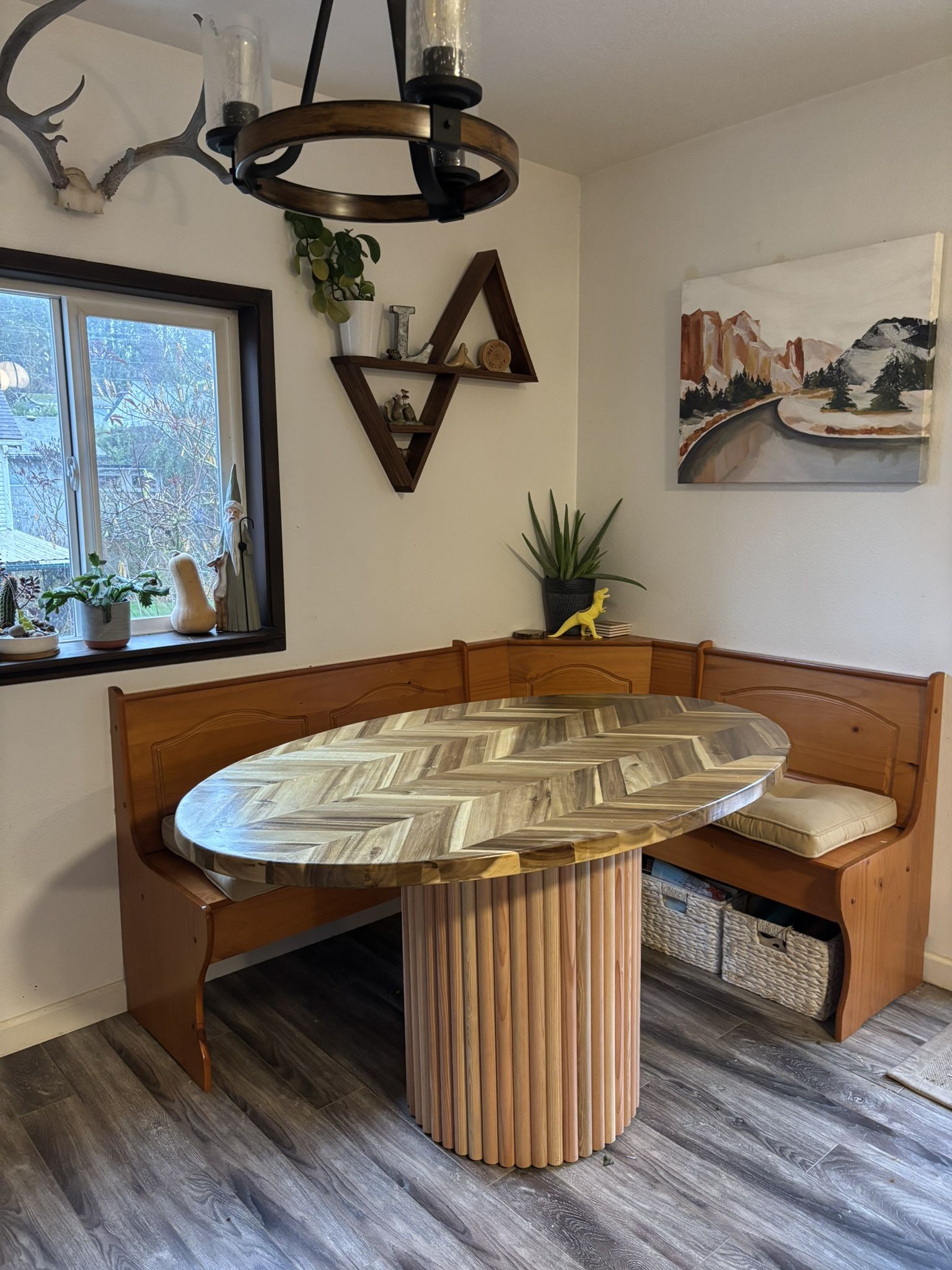 Chevron Modern Kitchen Table