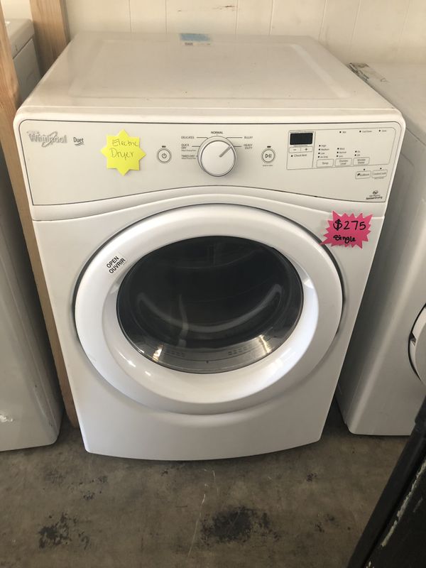 Whirlpool Duet Front Load Electric Dryer for Sale in Highland, CA OfferUp