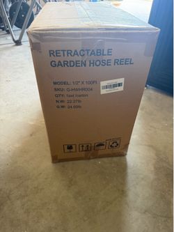 100 foot retractable garden hose set