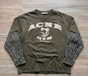 Acne studious long sleeve t shirt