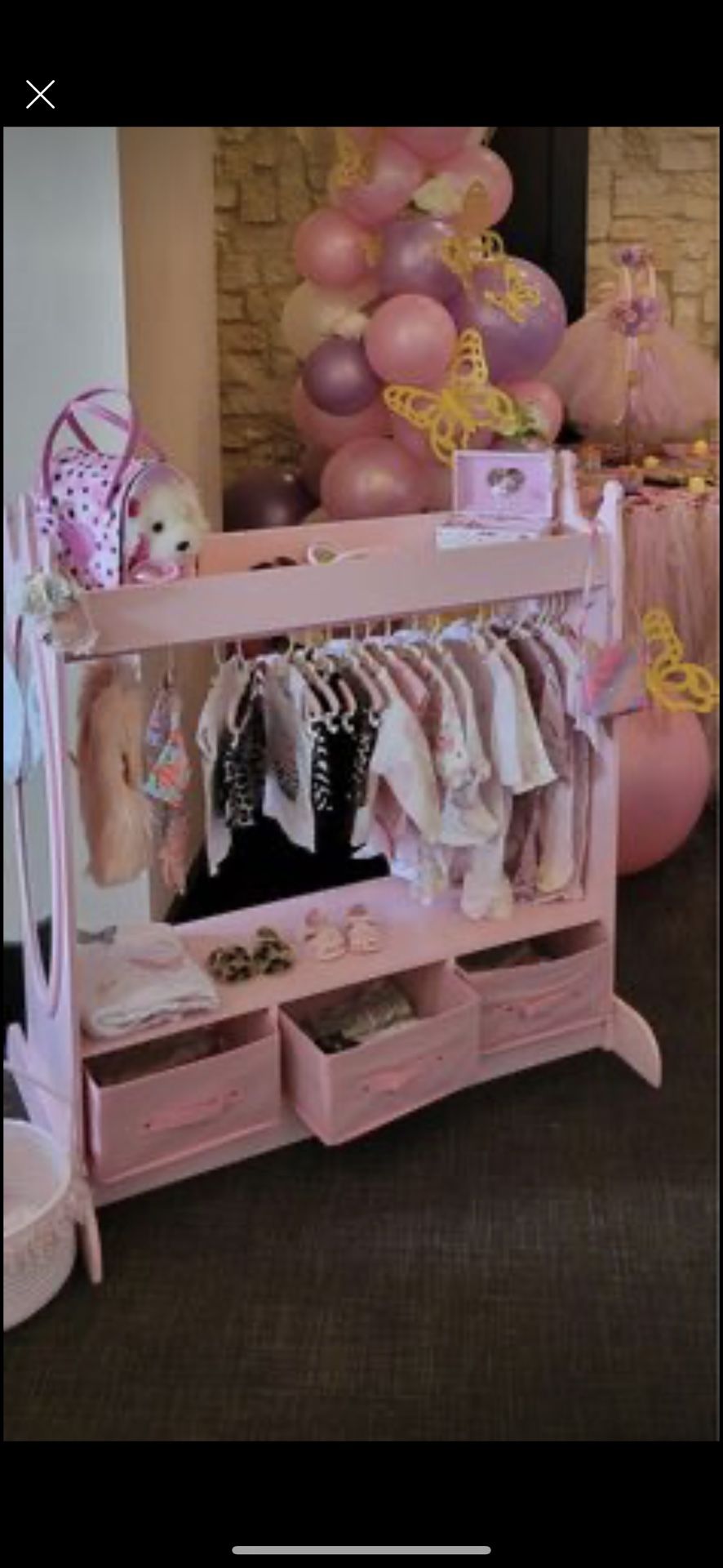 Princess Wardrobe With Mirror