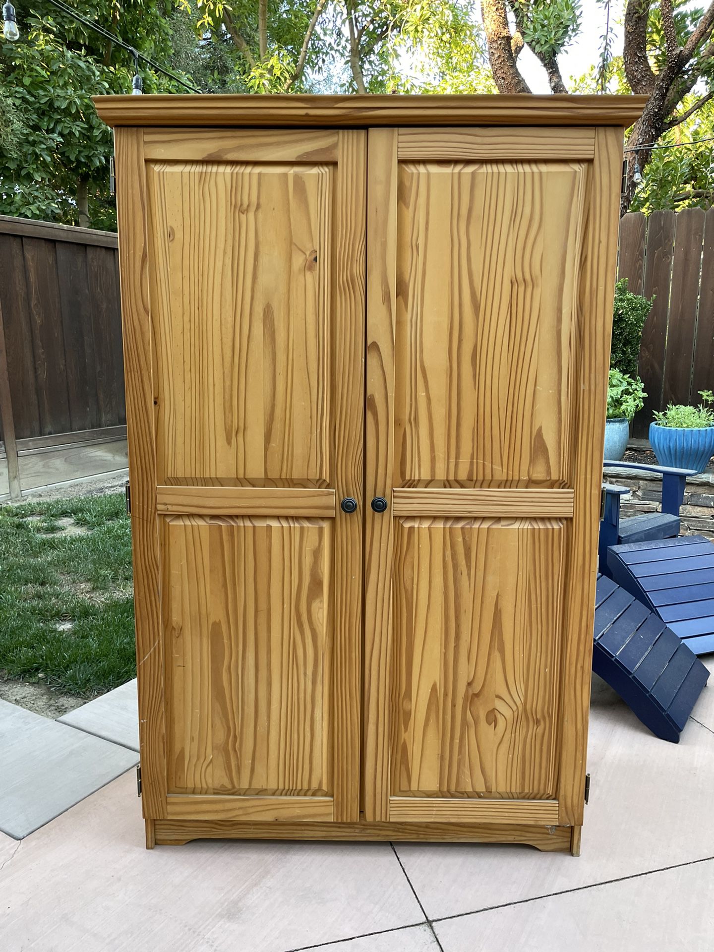 Price Cut! Great Unfinished Cabinet/Armoire