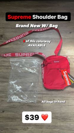 Supreme Red Shoulder Bag