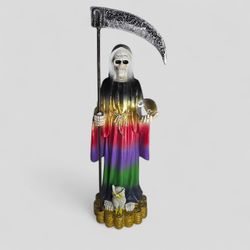 Santa Muerte Multicolor 16" 7 Potencias