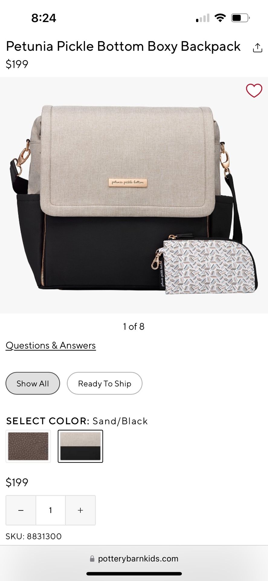 Petunia Pickle Bottom Diaper Bag