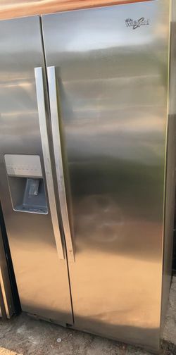 Whirlpool Side By Side Stainless Steel Refrigerator
