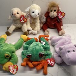 Vintage 1990s Ty Beanie Babies Baby Stuffed Plush $4 Each 