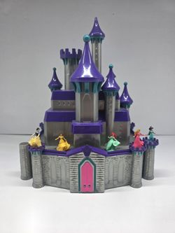 Princess Castle Popcorn Bucket Disney 100 years Collectable Multi-Color Lighting