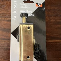 Andersen Gliding Patio Door Auxiliary Foot Lock 