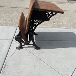 Vintage child school desk