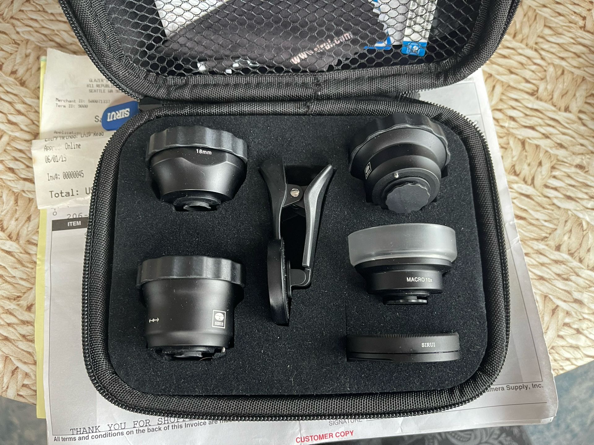 Sirui 4 lens Camera Mobile Phone Kit -Brand New