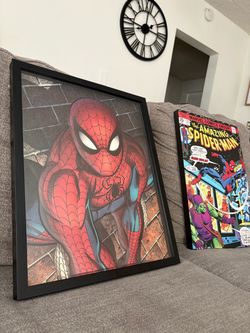 Spiderman decor frames