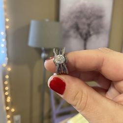 Diamond Ring With Ring Guard 