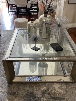 Coffee Table Z Gallerie Mirrored Glass