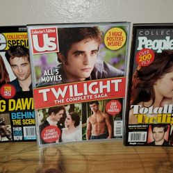 The Twilight Saga Special Edition Magazine Collection! 3 Excellent Magazines! Great Condition! 