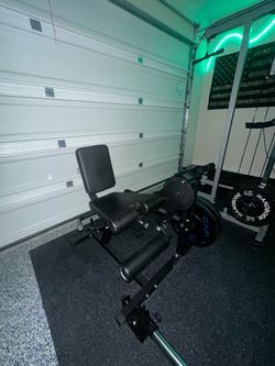 Leg / lat pull down machine weights not included