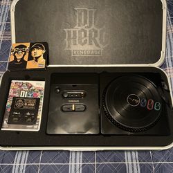 Nintedo Wii Dj Hero Renegade Edition Complete Set 