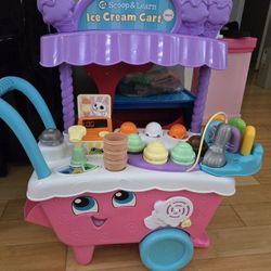 Leap Frog Scoop And  Learn Ice Cream Deluxe Cart