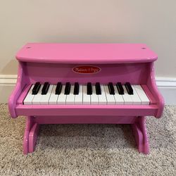 Melissa & Doug Learn-to-Play Pink Piano With 25 Keys - Baby Piano Kids Piano