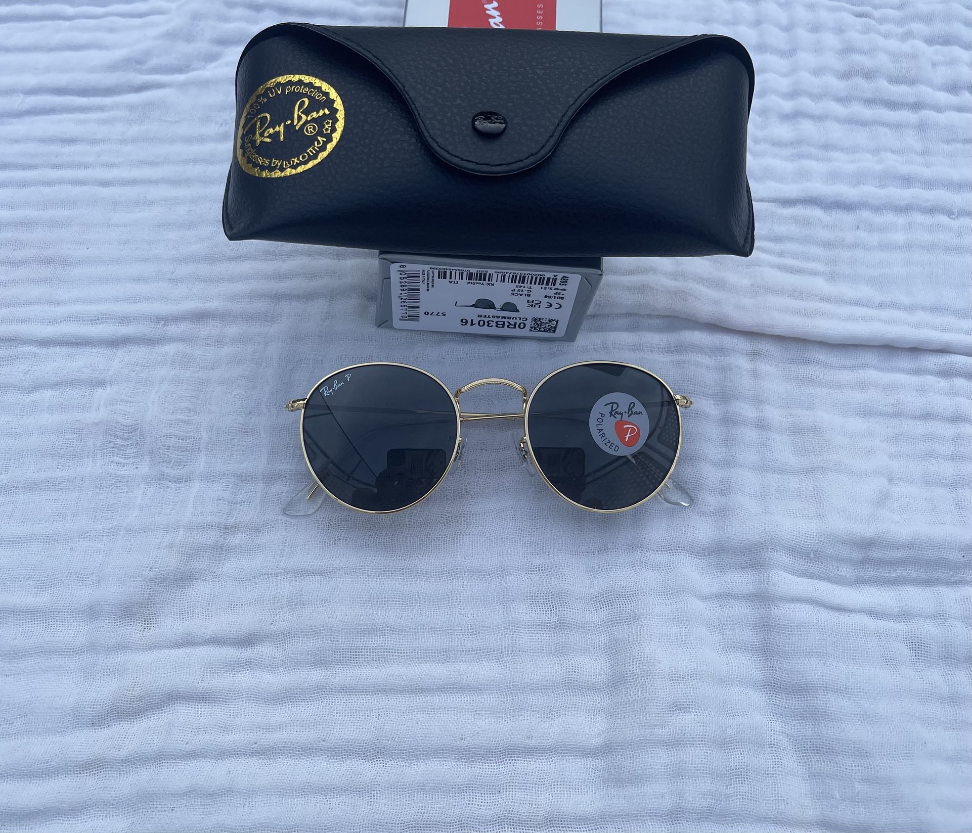 Round 3447 Polarized Lenses Unisex Sunglasses