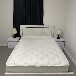 Bed Frame Plus Vanity 