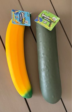 Banana And Pickle Squishy BOTH FOR $30