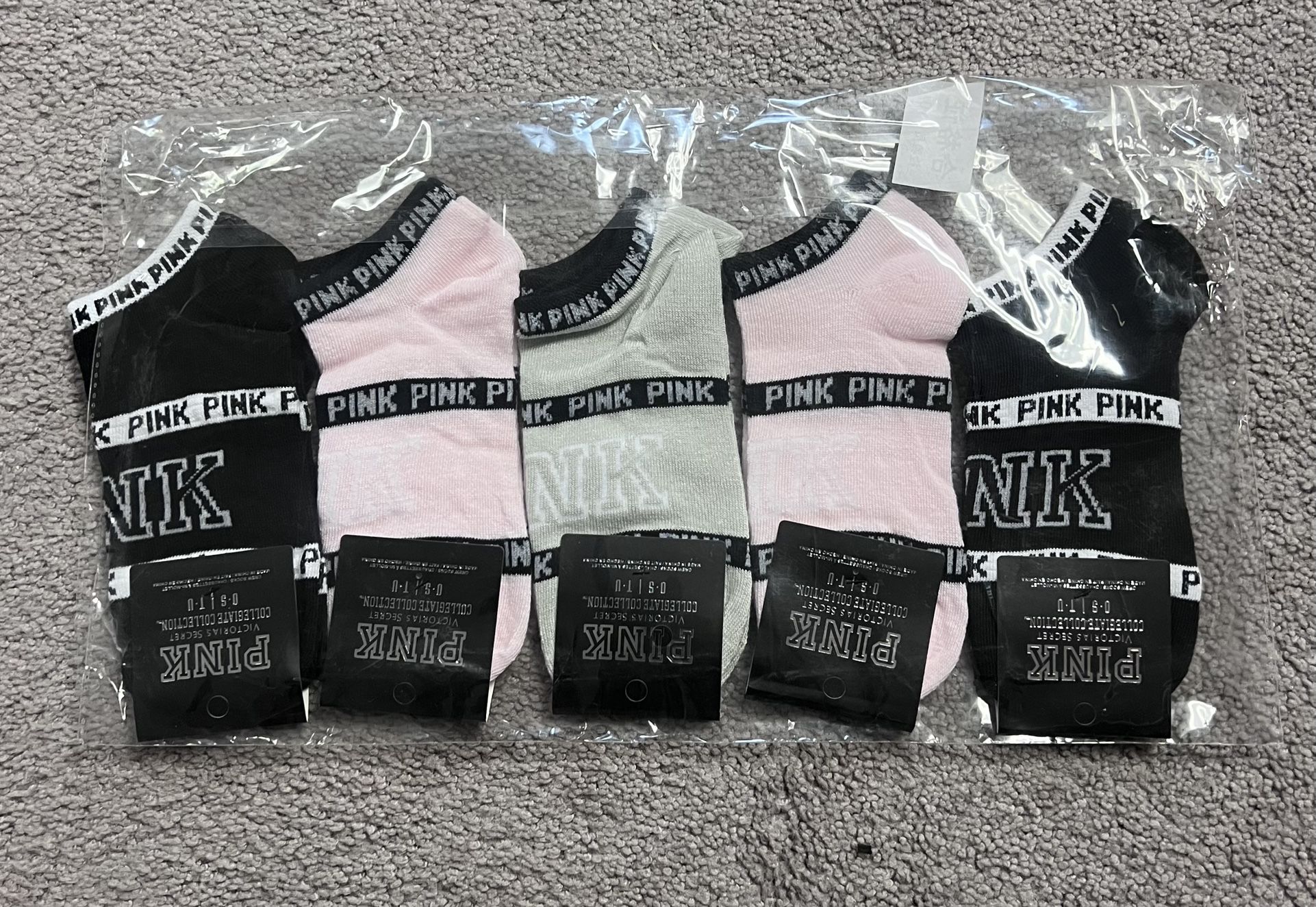 Victoria Secret Pink Collegiate Collection Socks