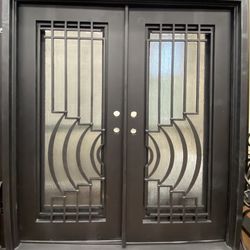 Wrought Iron Double Door 72 x 80